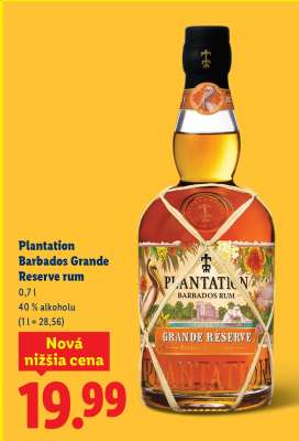 Plantation Barbados Grande Réserve Rum