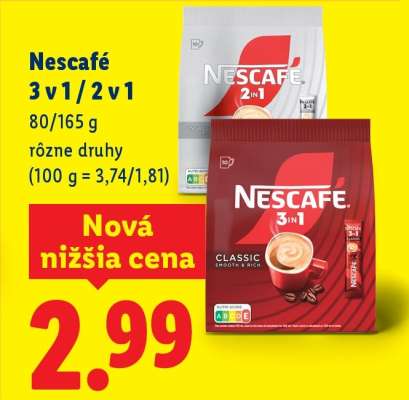 Nescafé 3 v 1/2 v 1