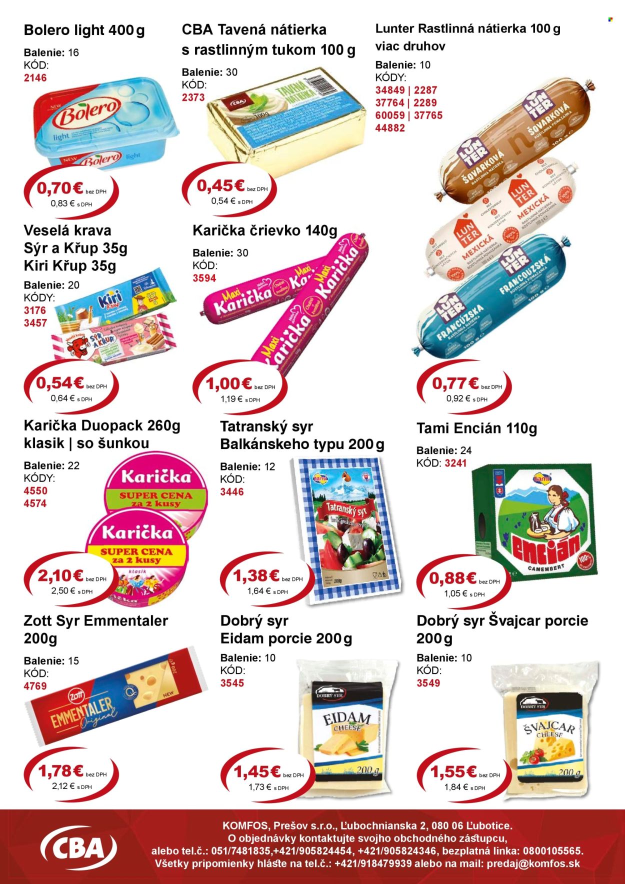 Leták CBA Komfos - 18.9.2026 - 29.9.2026. Strana 3