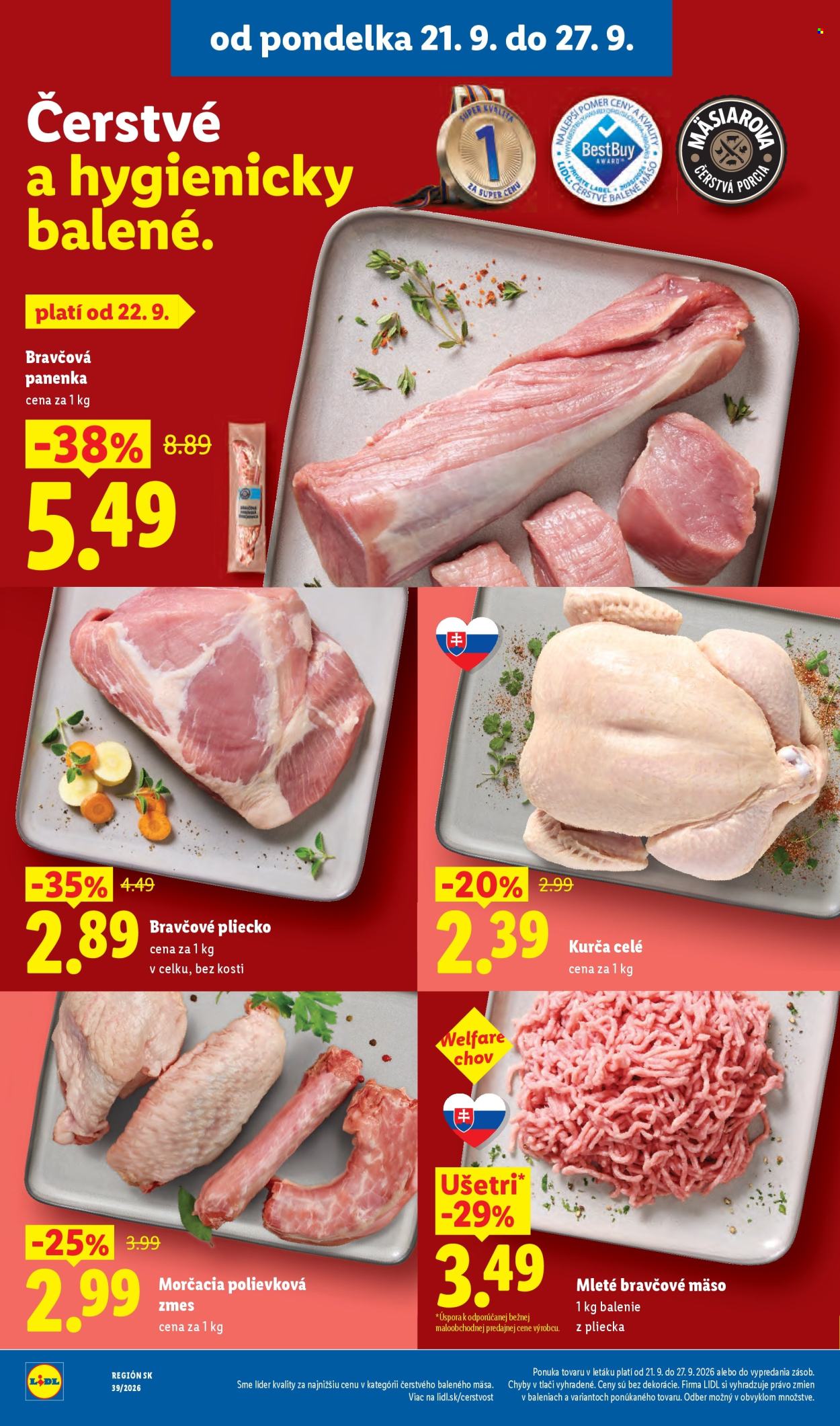 Leták Lidl - 21.9.2026 - 27.9.2026. Strana 22