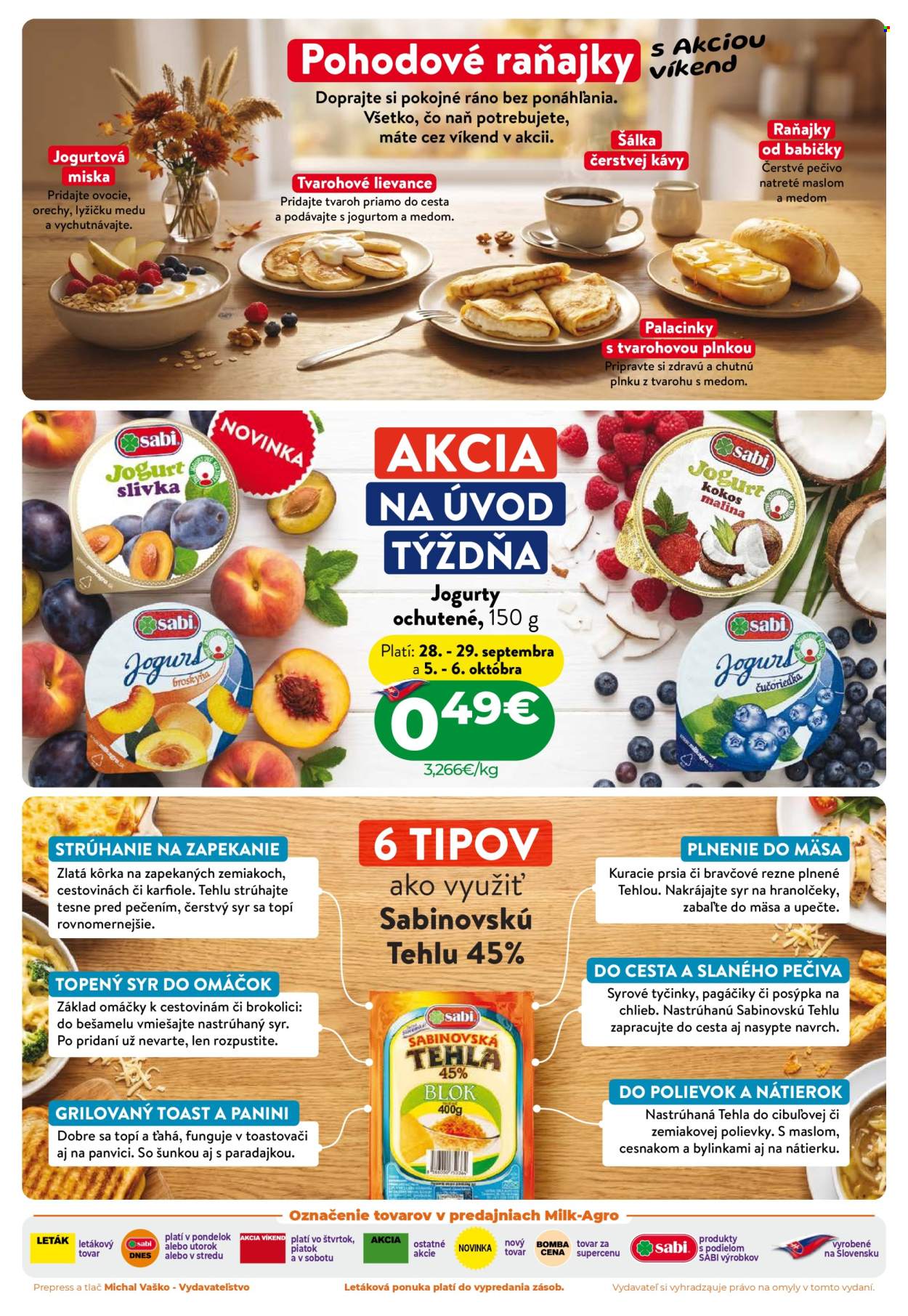 Leták Milk AGRO - 23.9.2026 - 6.10.2026. Strana 2
