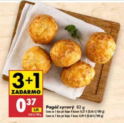 Pagáč syrový 82 g
