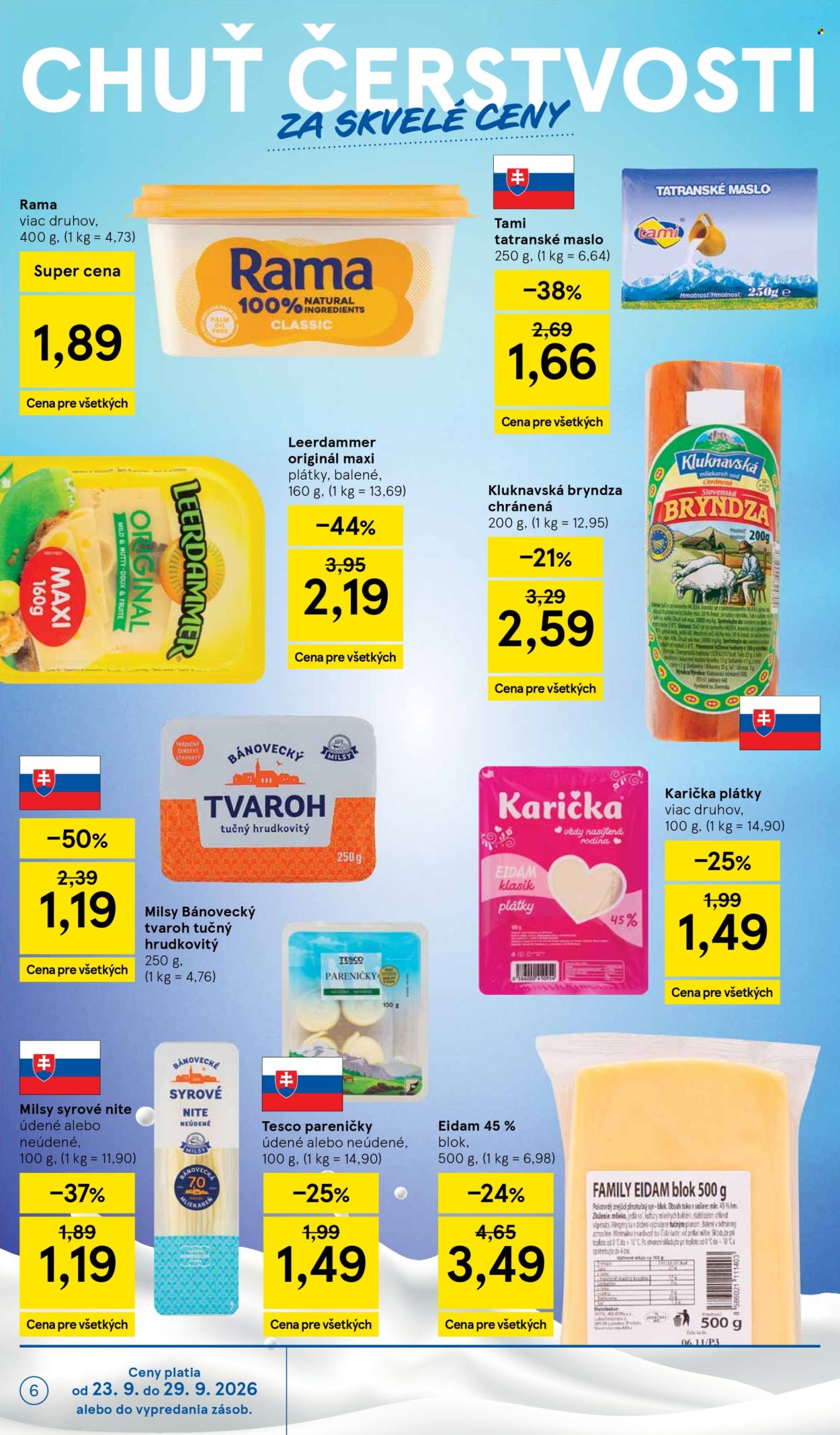 Leták TESCO - 23.9.2026 - 29.9.2026. Strana 6