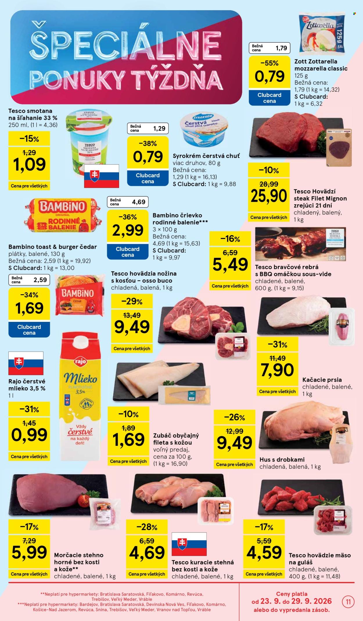 Leták TESCO - 23.9.2026 - 29.9.2026. Strana 11