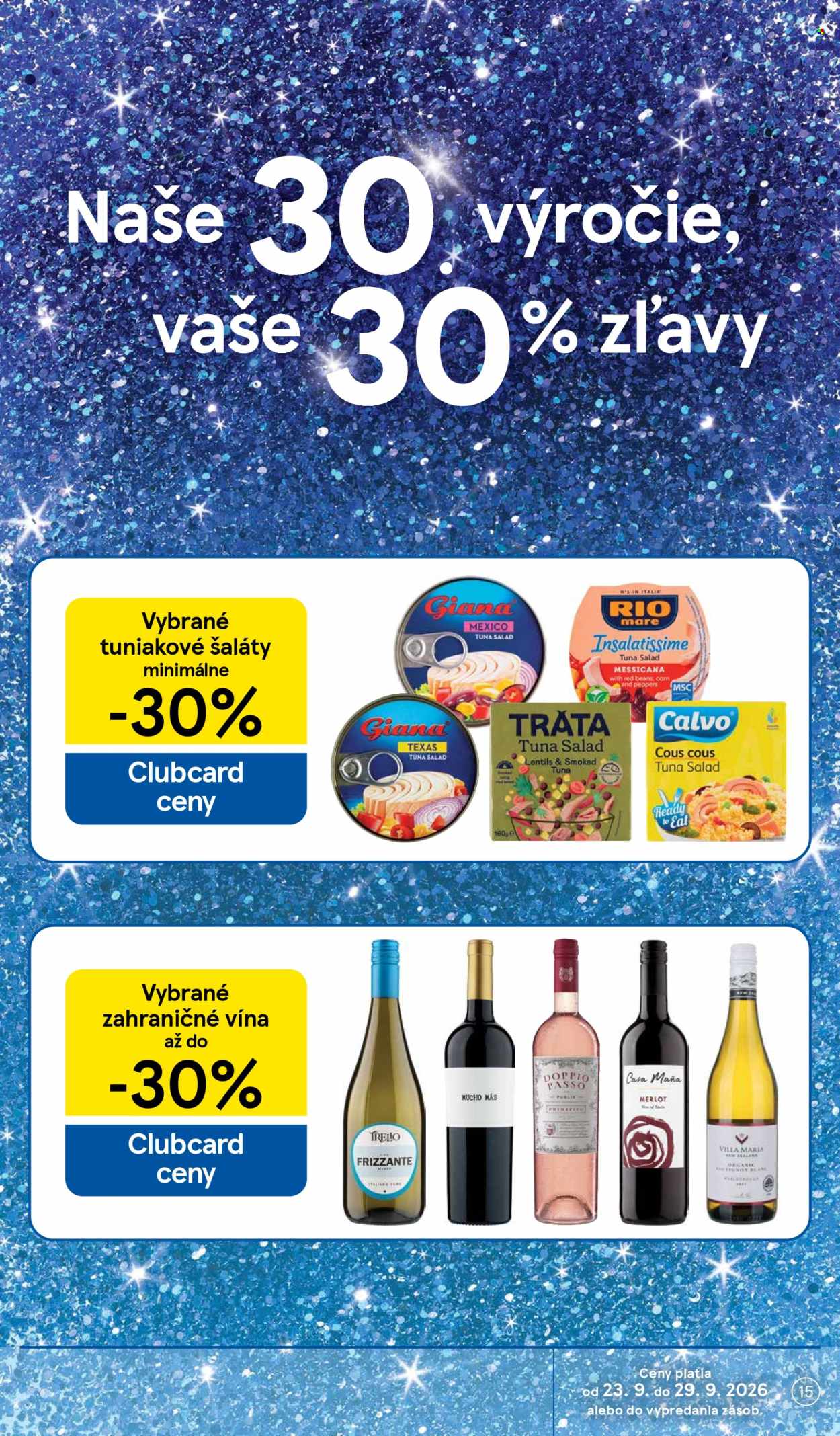 Leták TESCO - 23.9.2026 - 29.9.2026. Strana 15