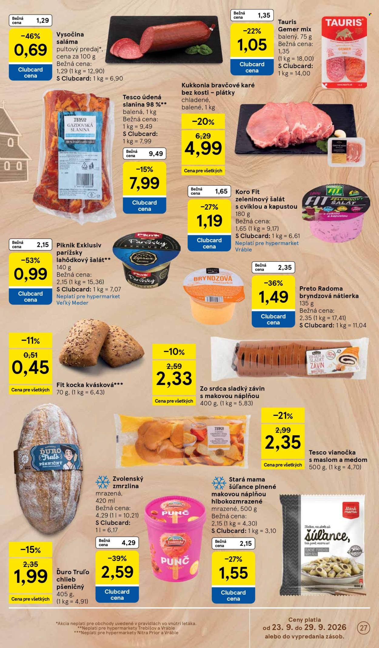Leták TESCO - 23.9.2026 - 29.9.2026. Strana 27