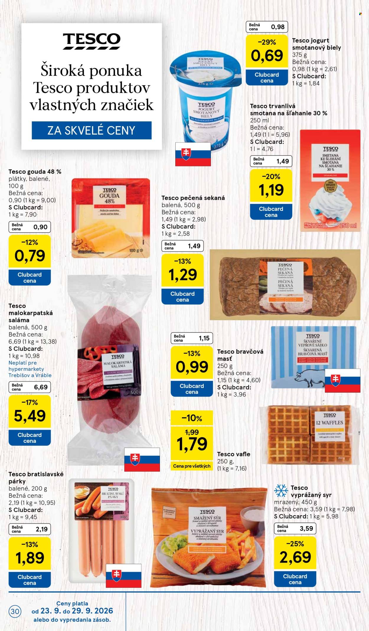 Leták TESCO - 23.9.2026 - 29.9.2026. Strana 30