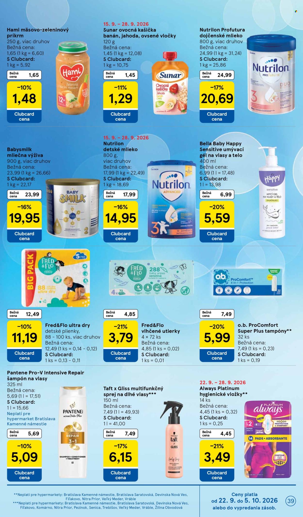 Leták TESCO - 23.9.2026 - 29.9.2026. Strana 39