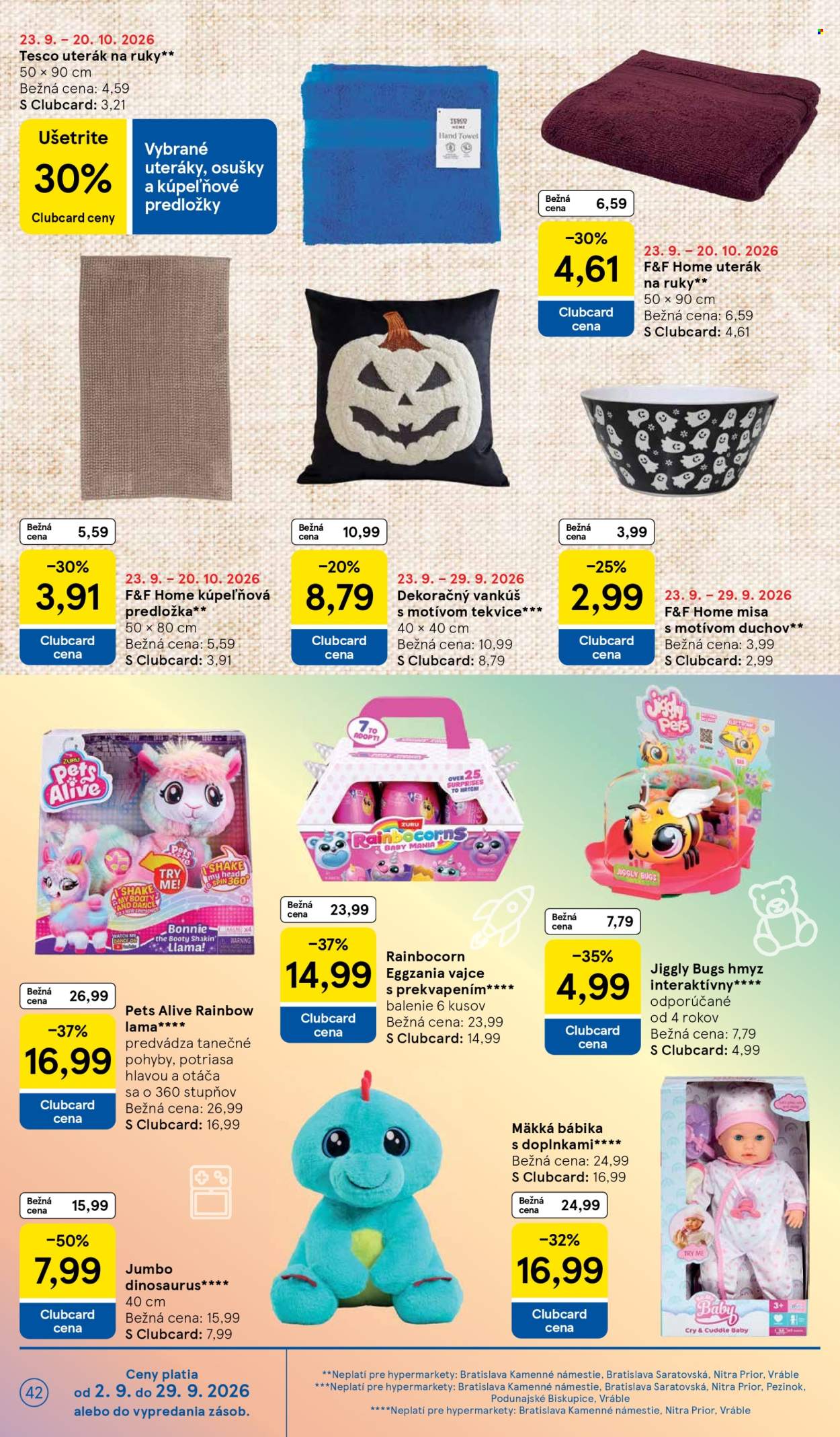 Leták TESCO - 23.9.2026 - 29.9.2026. Strana 42