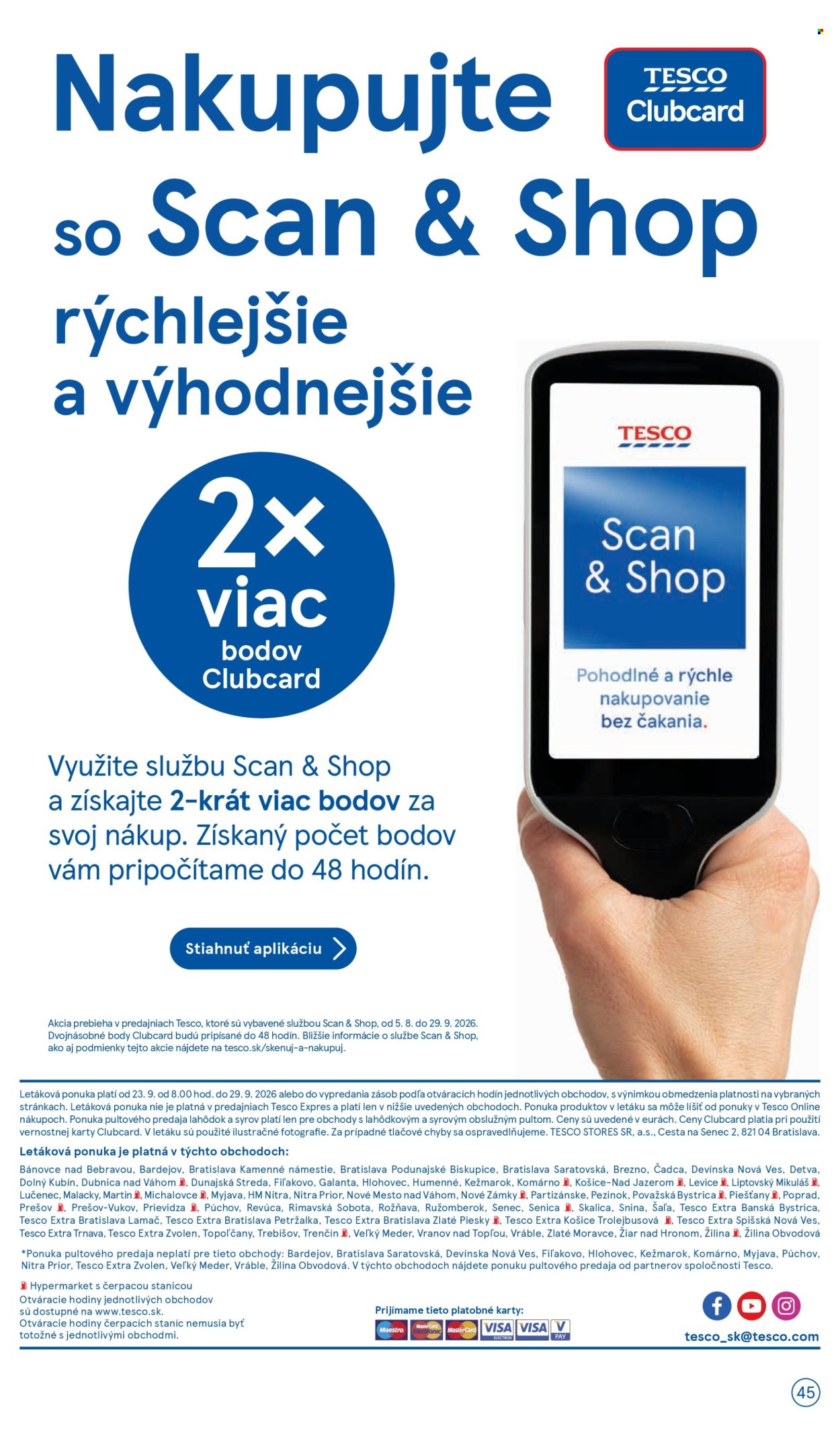 Leták TESCO - 23.9.2026 - 29.9.2026. Strana 45