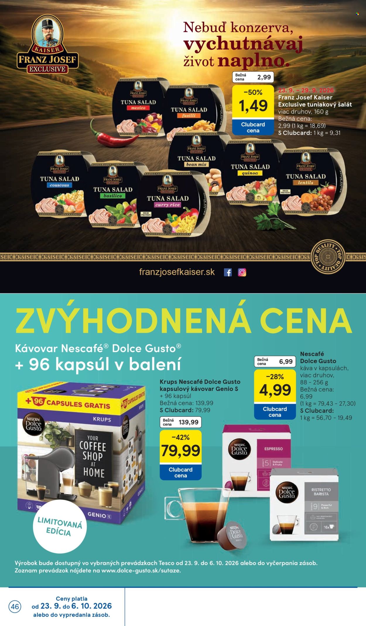 Leták TESCO - 23.9.2026 - 29.9.2026. Strana 46