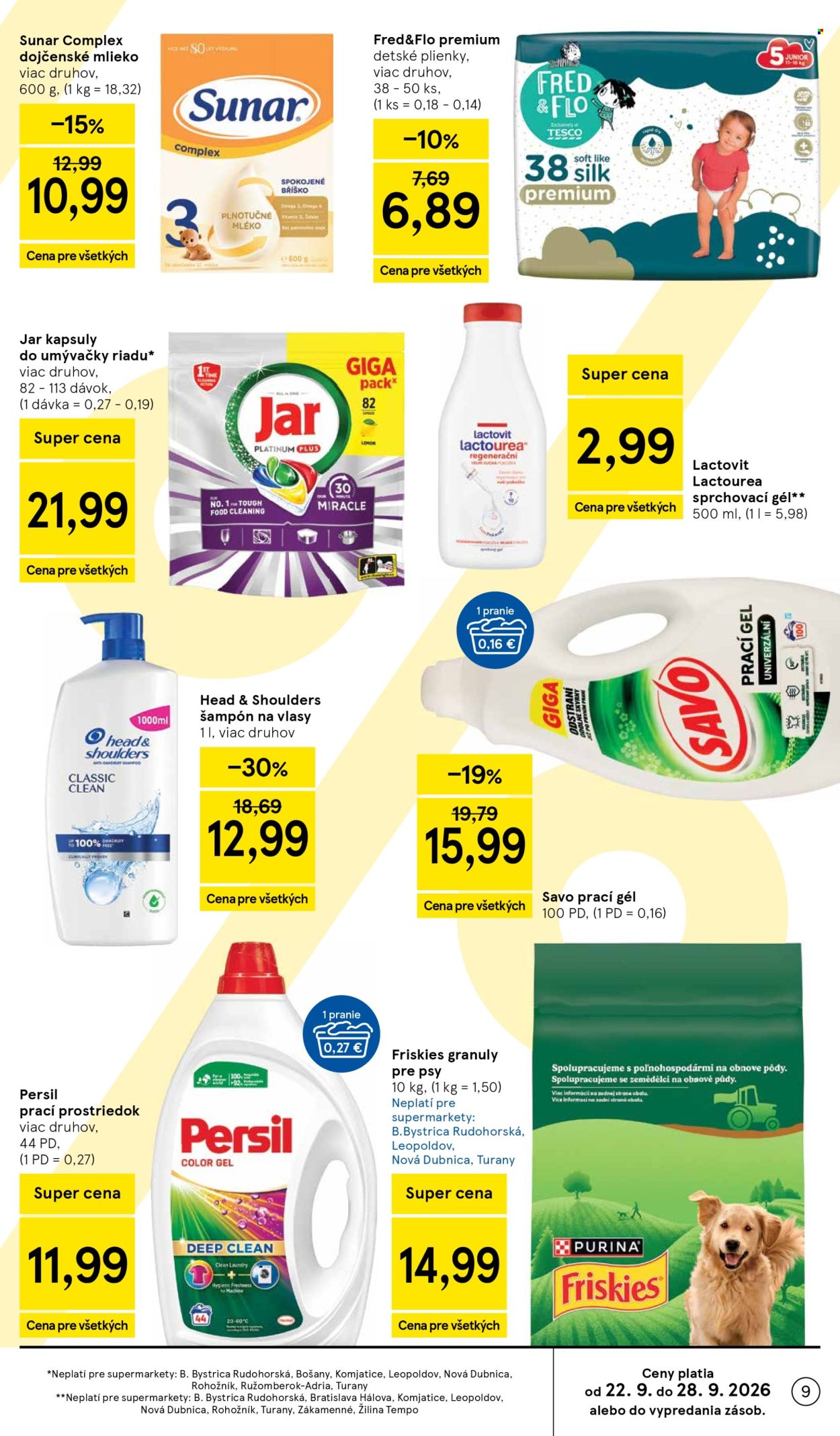 Leták TESCO supermarket - 23.9.2026 - 29.9.2026. Strana 9