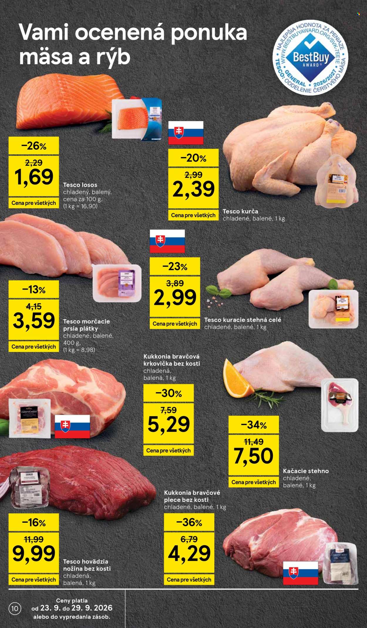 Leták TESCO supermarket - 23.9.2026 - 29.9.2026. Strana 10