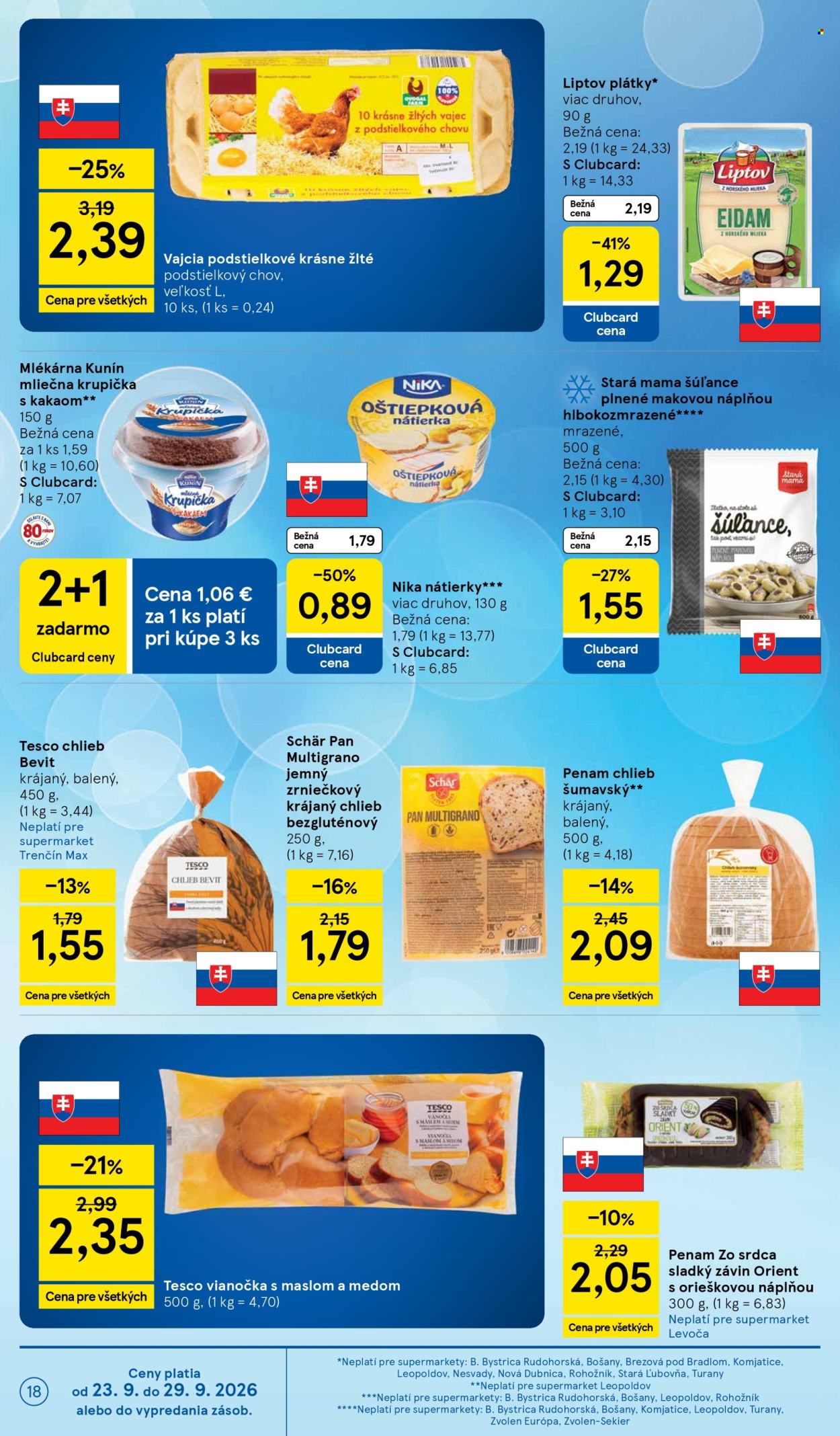 Leták TESCO supermarket - 23.9.2026 - 29.9.2026. Strana 18