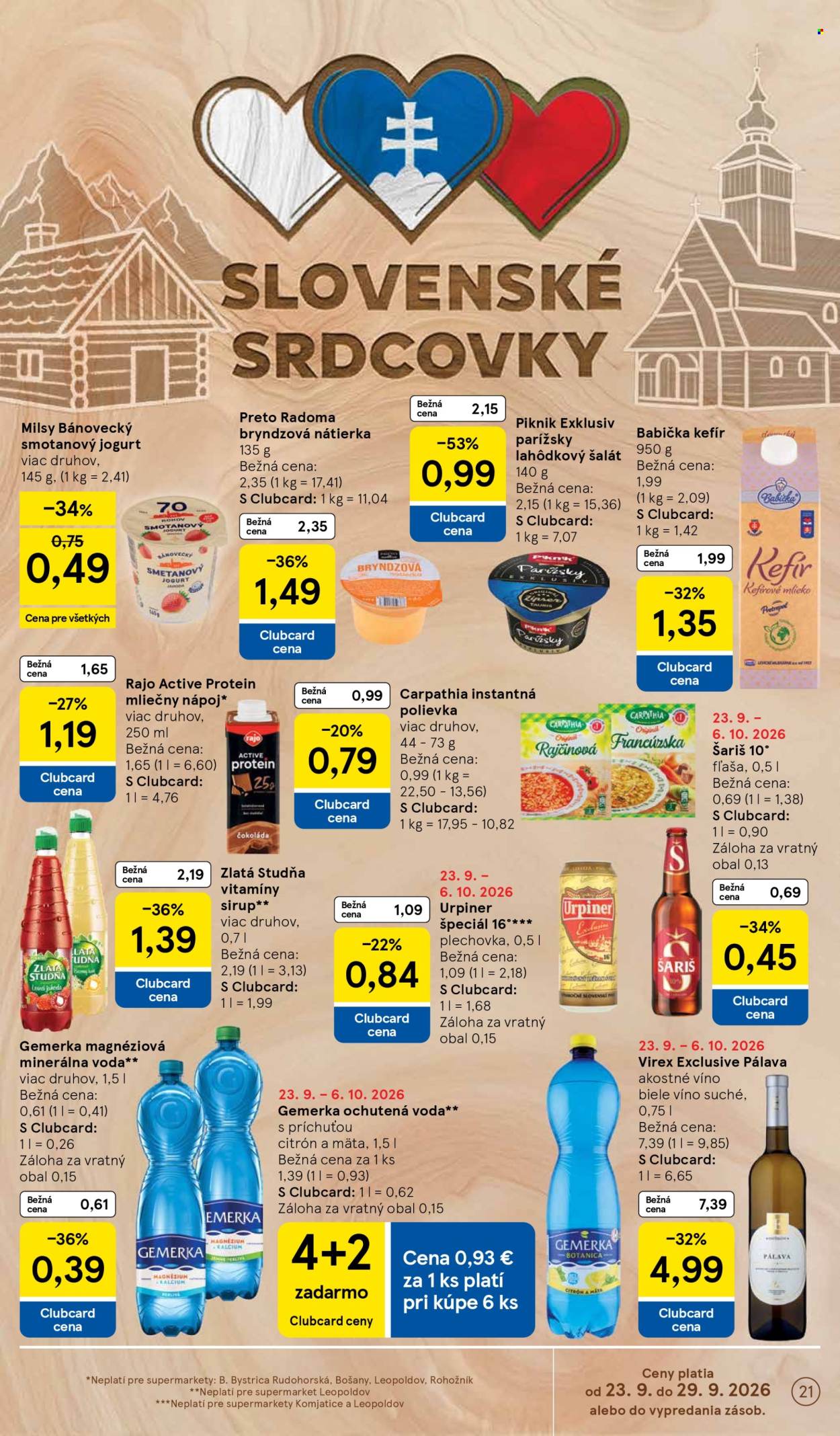 Leták TESCO supermarket - 23.9.2026 - 29.9.2026. Strana 21