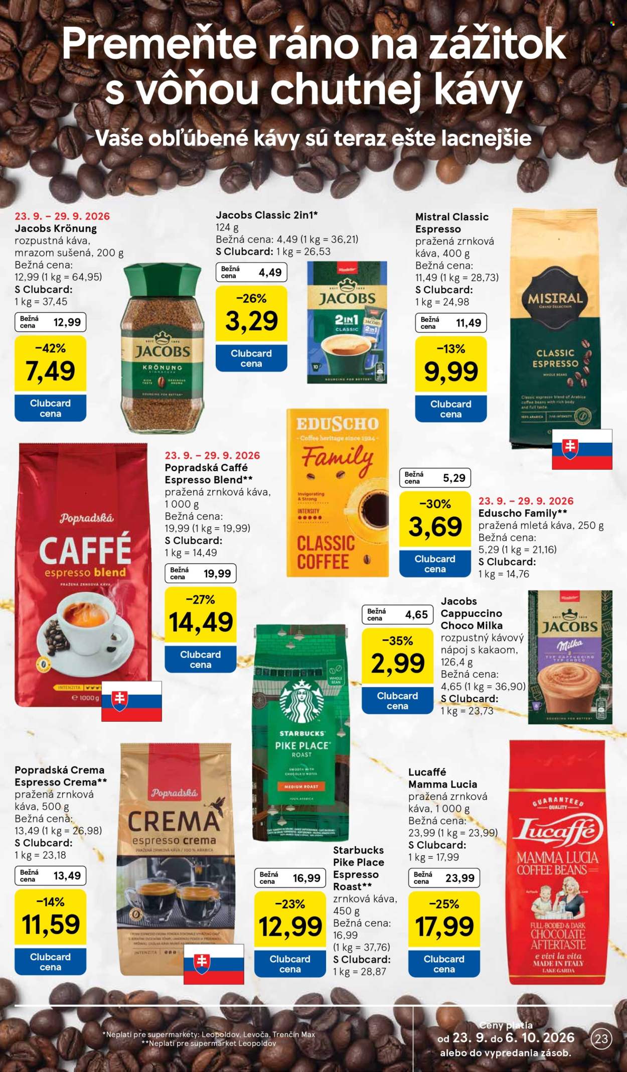 Leták TESCO supermarket - 23.9.2026 - 29.9.2026. Strana 23