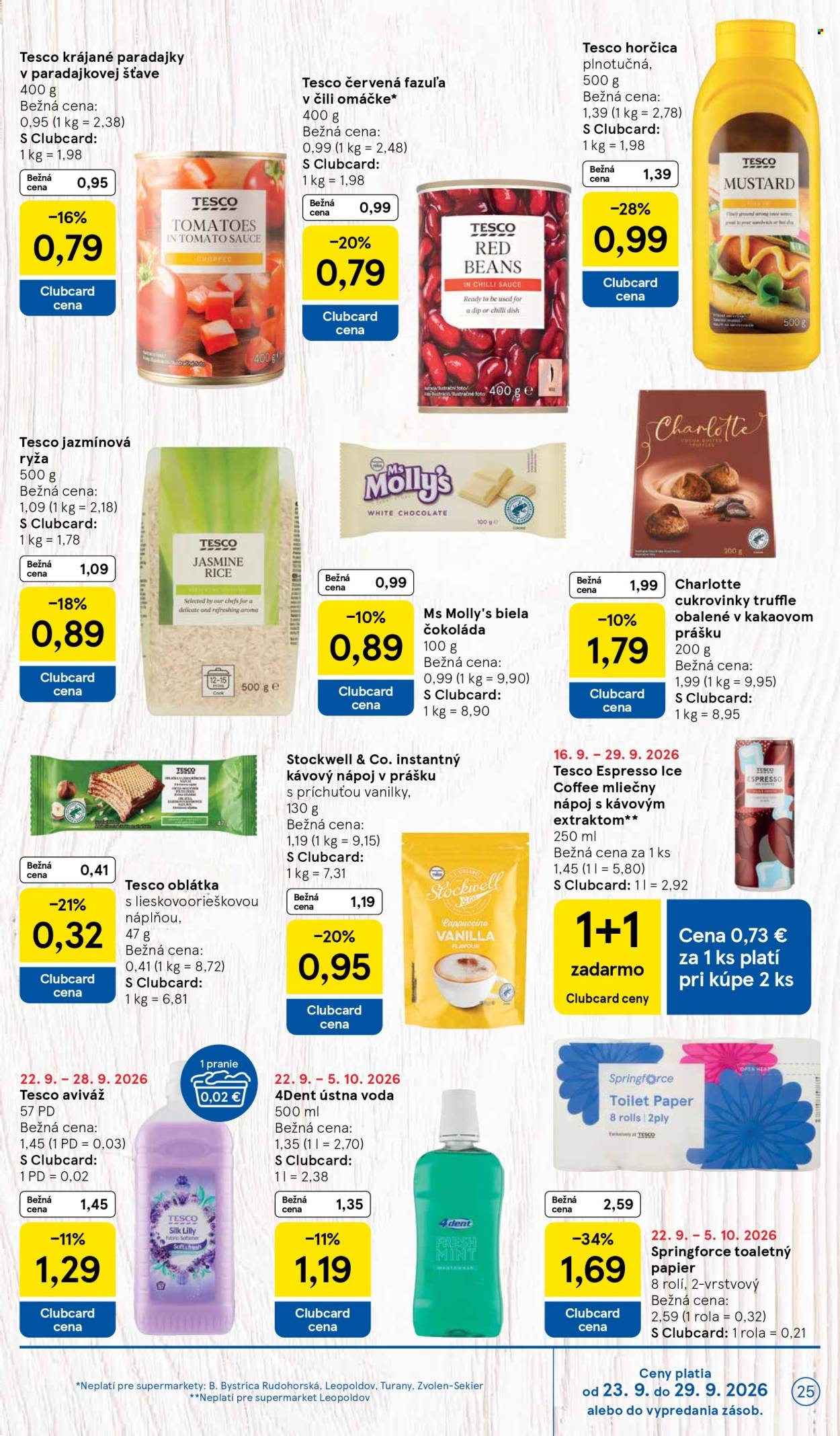 Leták TESCO supermarket - 23.9.2026 - 29.9.2026. Strana 25
