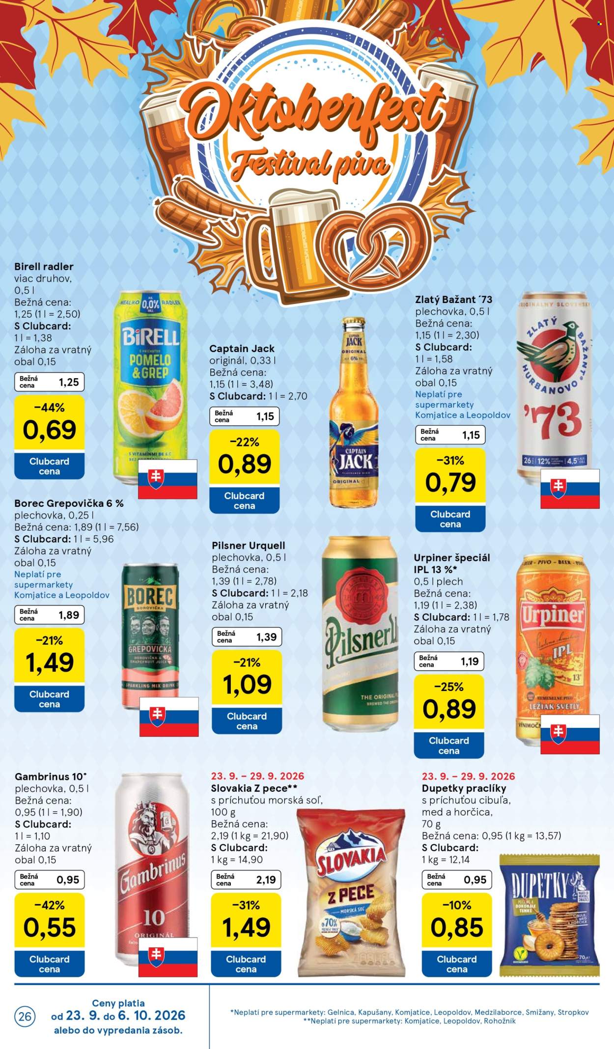 Leták TESCO supermarket - 23.9.2026 - 29.9.2026. Strana 26