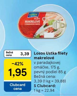 Losos Ustka filety makrelové
