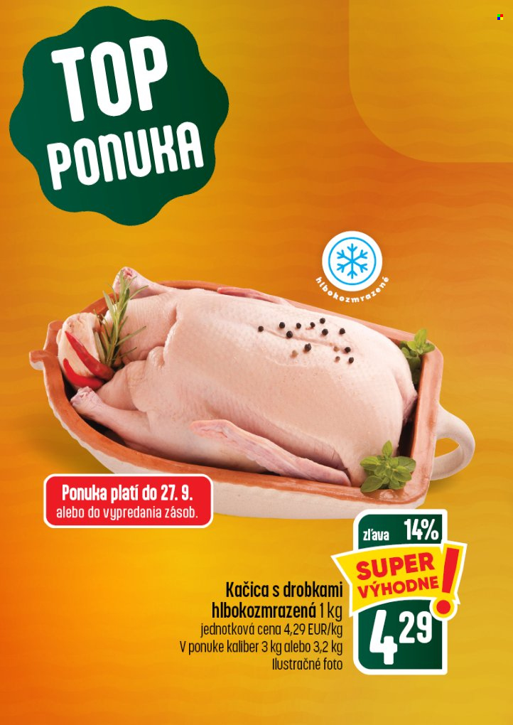 Leták COOP Jednota - 24.9.2026 - 30.9.2026. Strana 2