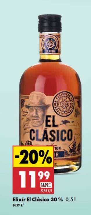 Elixír El Clásico 30 % 0,5 l