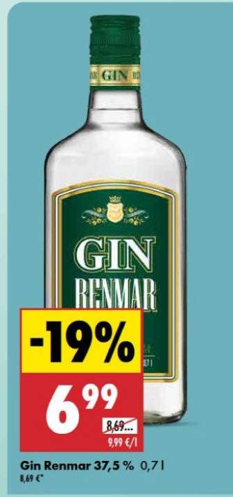 Gin Renmar 37,5 % 0,7 l