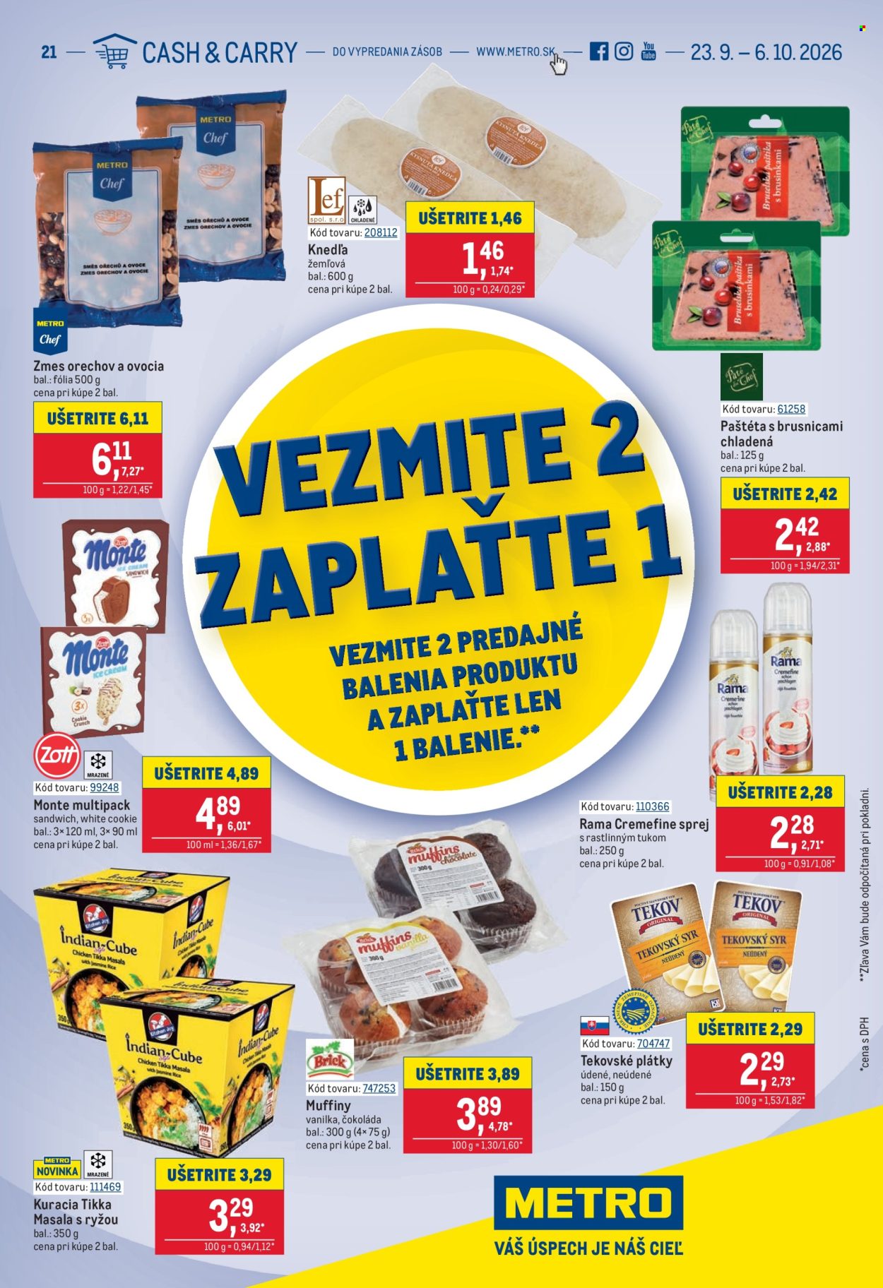 Leták Metro - 23.9.2026 - 6.10.2026. Strana 1