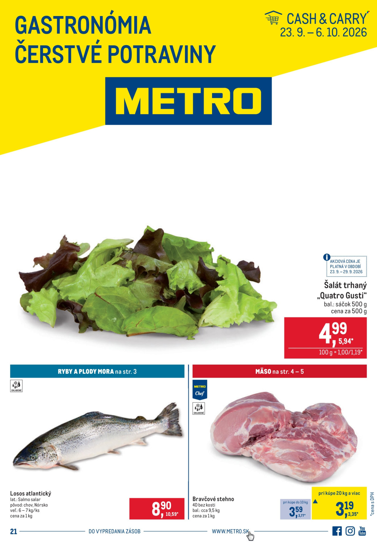 Leták Metro - 23.9.2026 - 6.10.2026. Strana 1