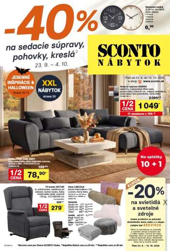 thumbnail - Leták Sconto nábytok