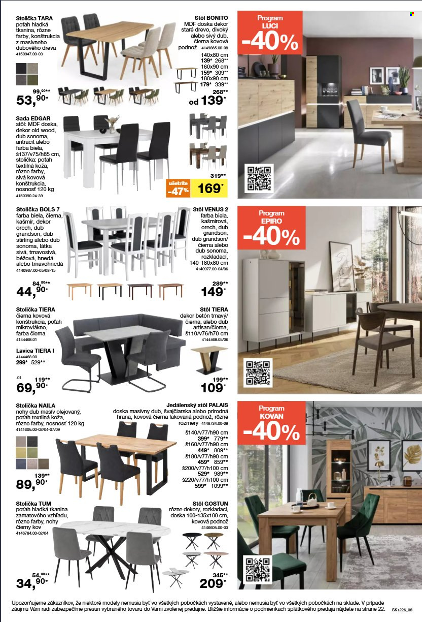 Leták Sconto nábytok - 23.9.2026 - 13.10.2026. Strana 8