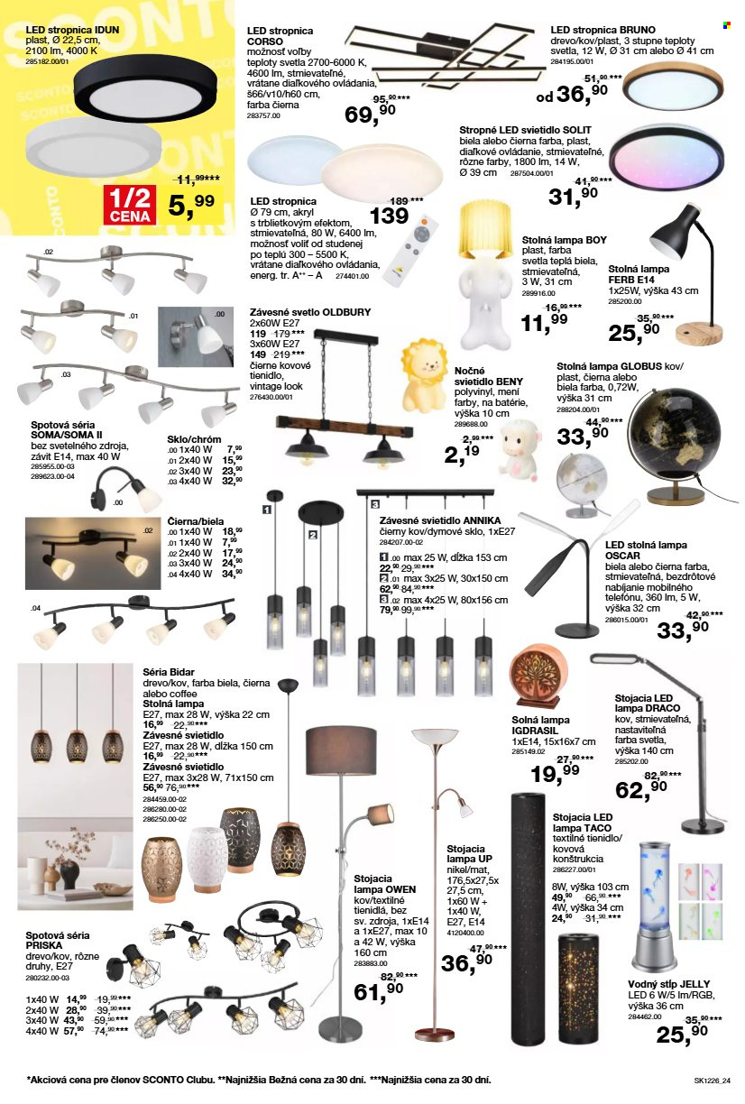 Leták Sconto nábytok - 23.9.2026 - 13.10.2026. Strana 24