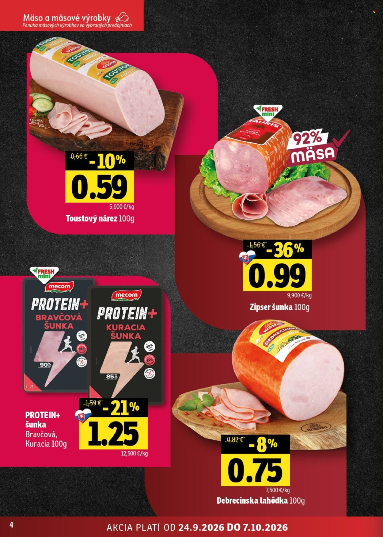 Leták FRESH - 24.9.2026 - 7.10.2026. Strana 4
