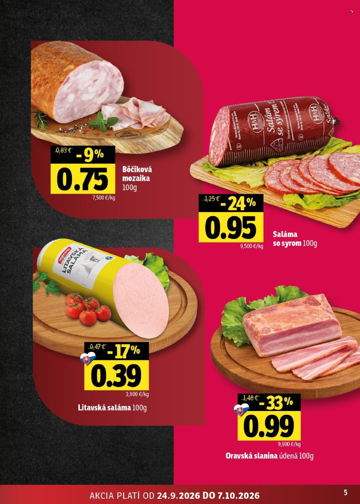 Leták FRESH - 24.9.2026 - 7.10.2026. Strana 5