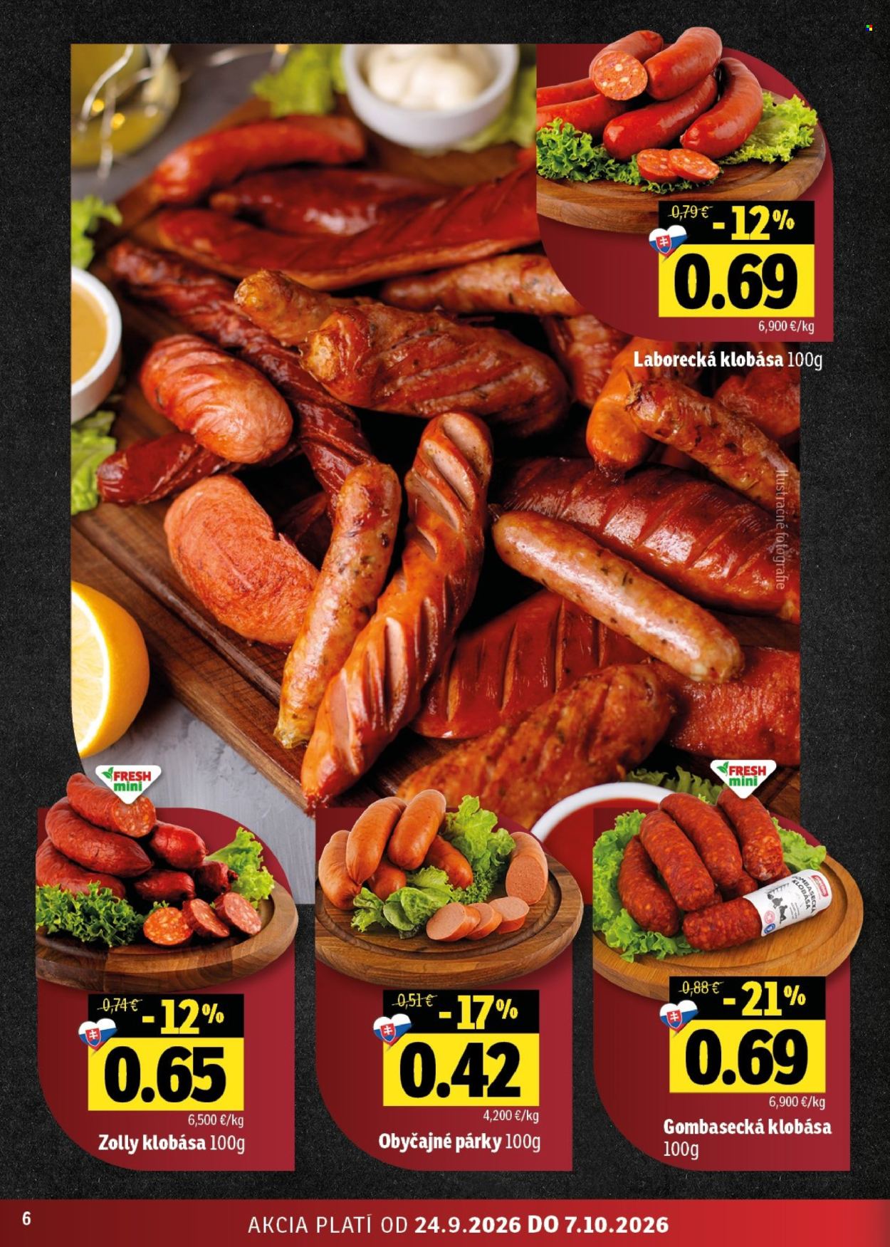 Leták FRESH - 24.9.2026 - 7.10.2026. Strana 6