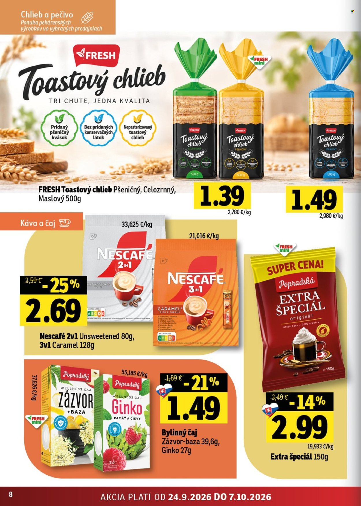 Leták FRESH - 24.9.2026 - 7.10.2026. Strana 8