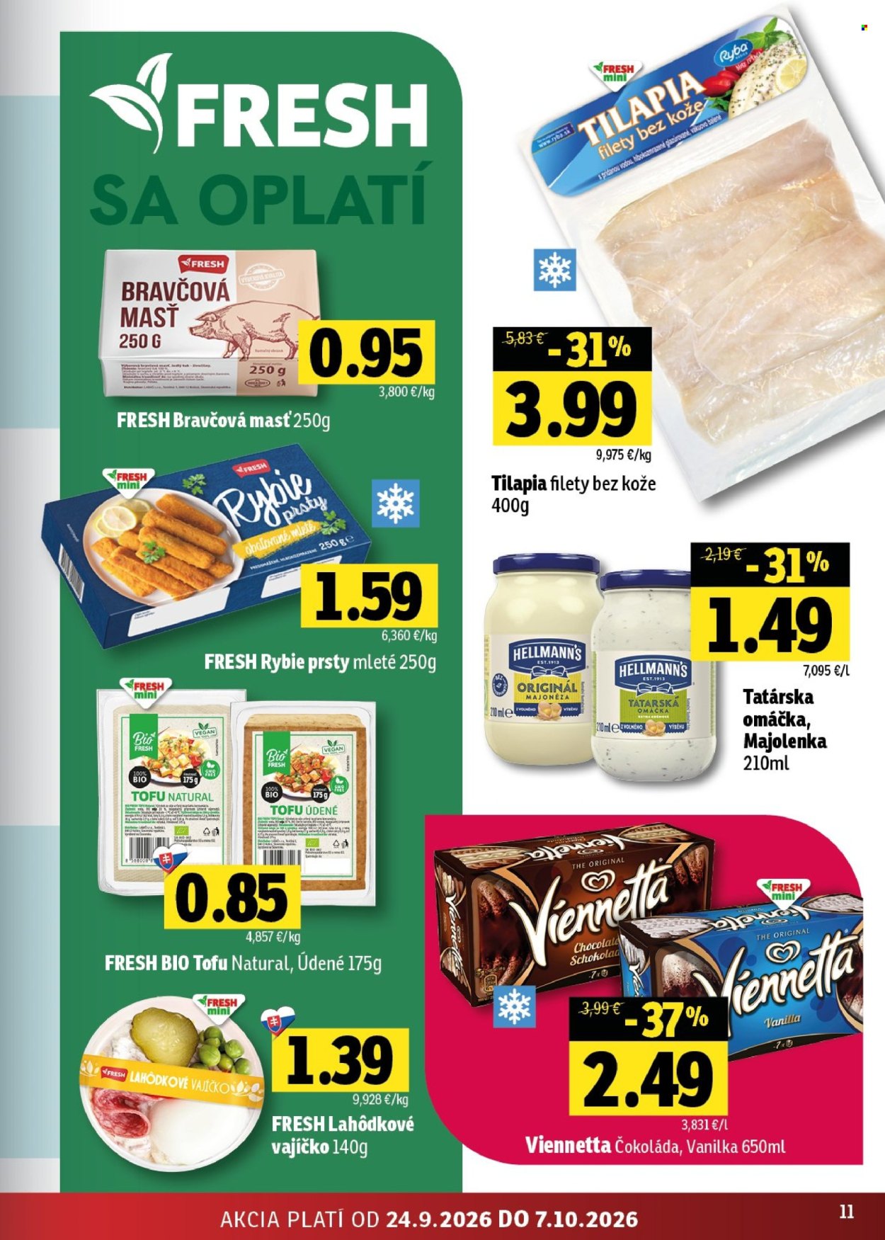 Leták FRESH - 24.9.2026 - 7.10.2026. Strana 11