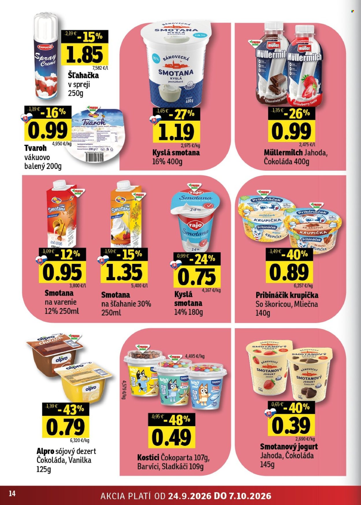 Leták FRESH - 24.9.2026 - 7.10.2026. Strana 14