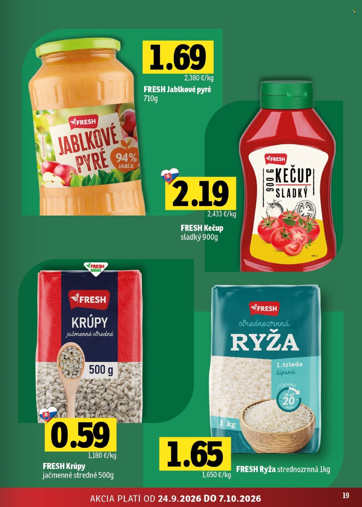 Leták FRESH - 24.9.2026 - 7.10.2026. Strana 19