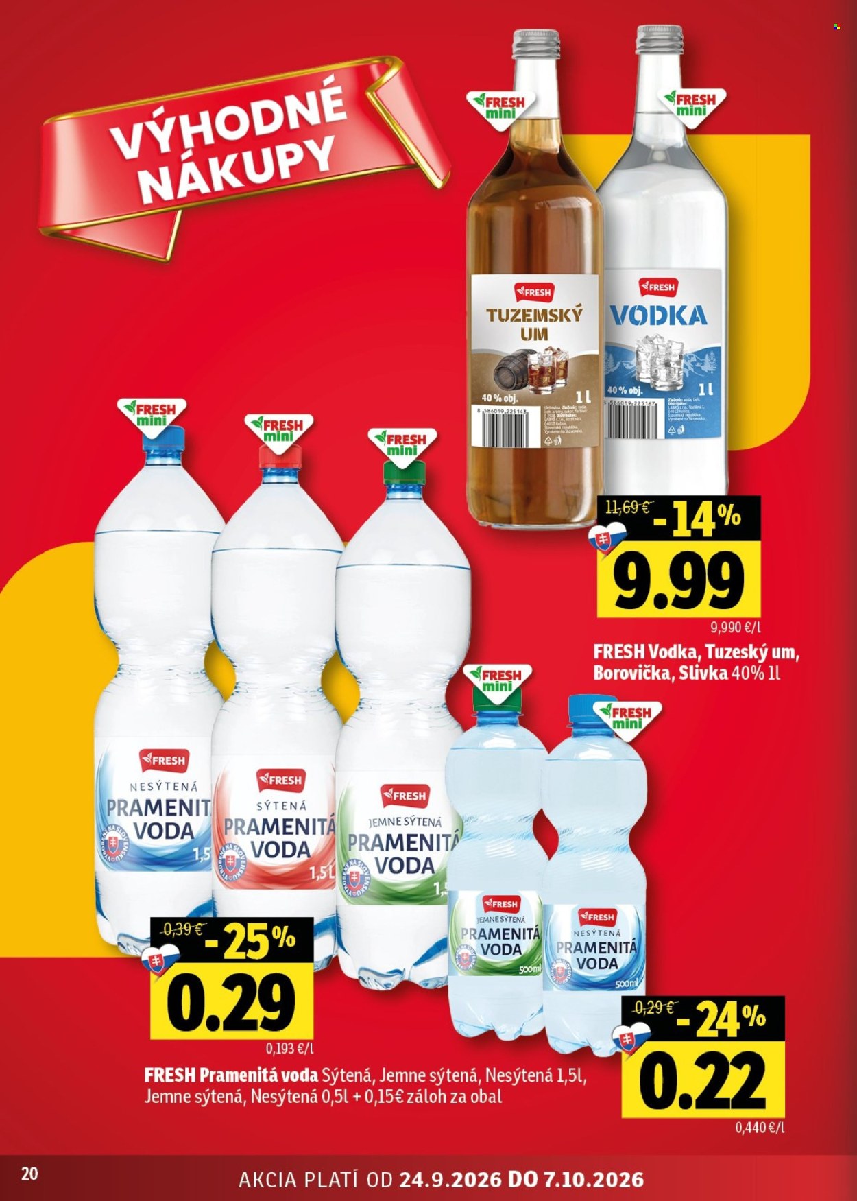 Leták FRESH - 24.9.2026 - 7.10.2026. Strana 20
