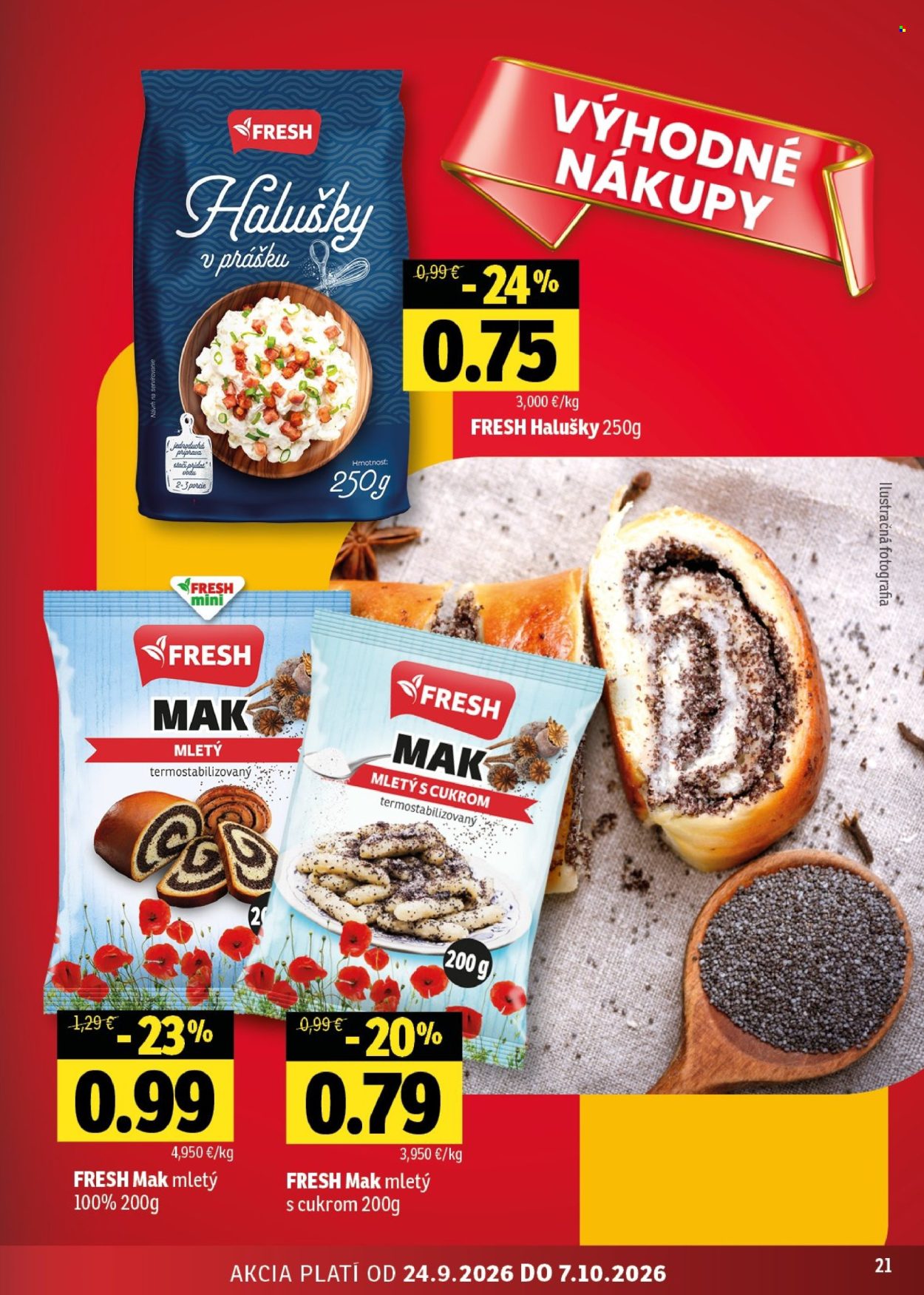 Leták FRESH - 24.9.2026 - 7.10.2026. Strana 21