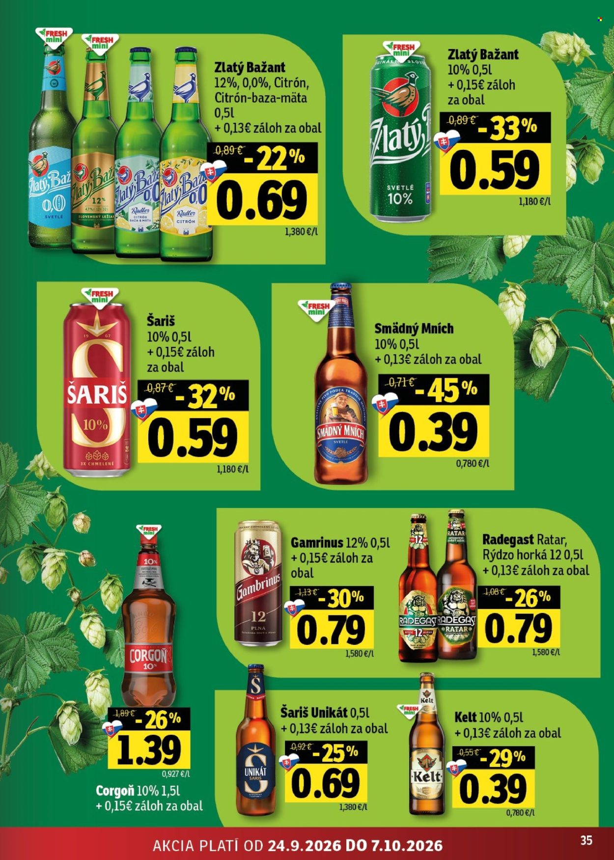Leták FRESH - 24.9.2026 - 7.10.2026. Strana 35