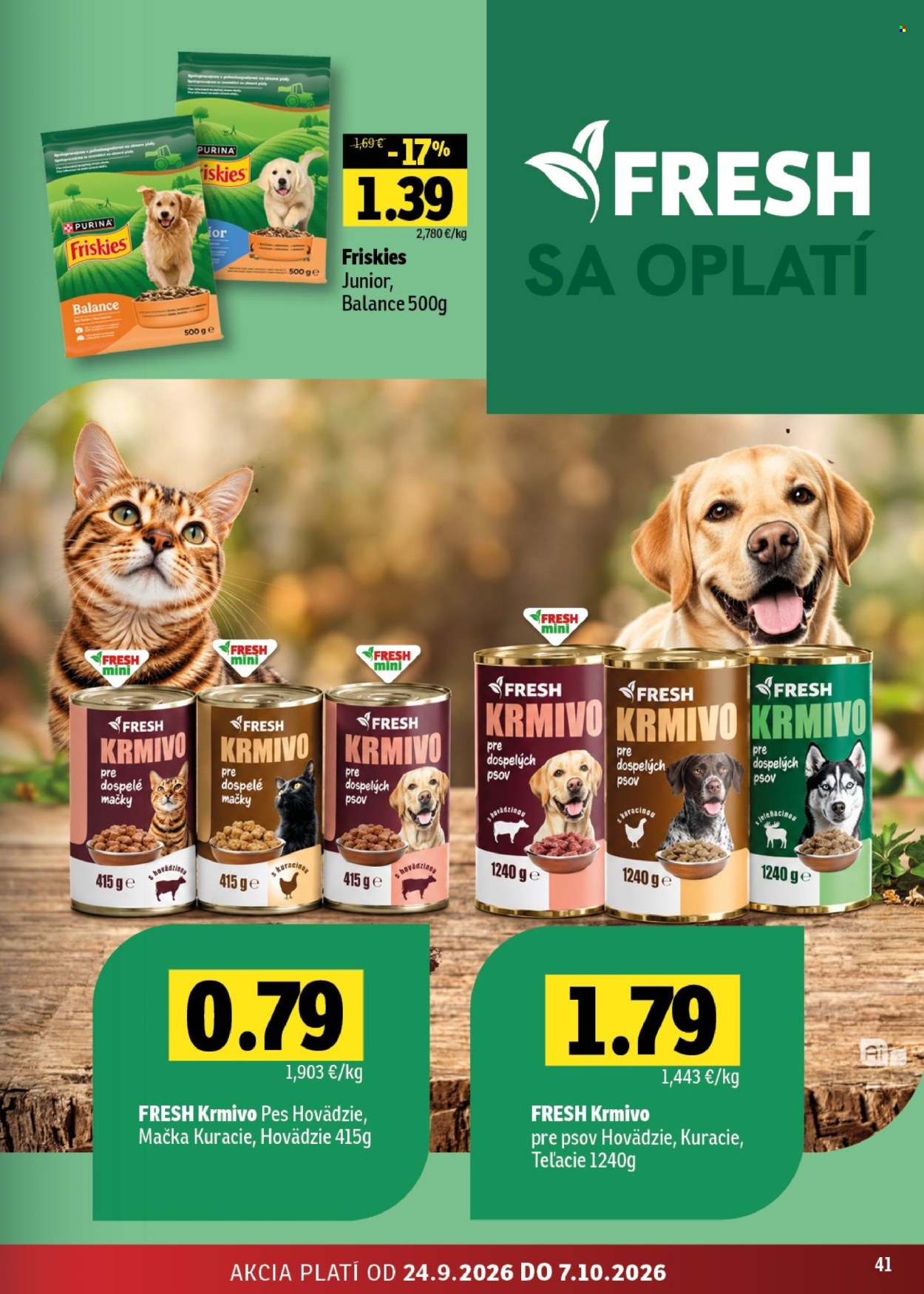 Leták FRESH - 24.9.2026 - 7.10.2026. Strana 41