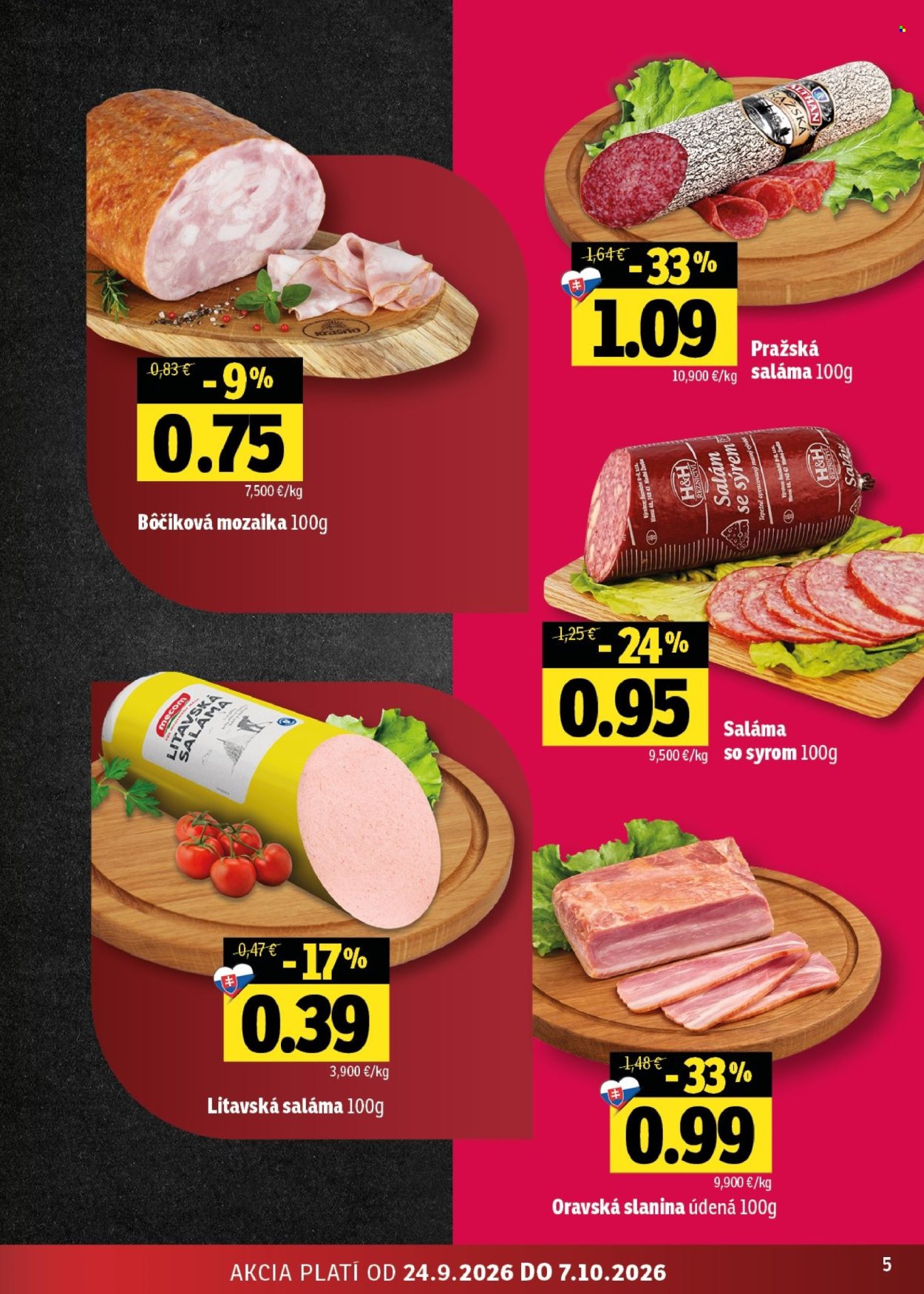 Leták FRESH - 24.9.2026 - 7.10.2026. Strana 5