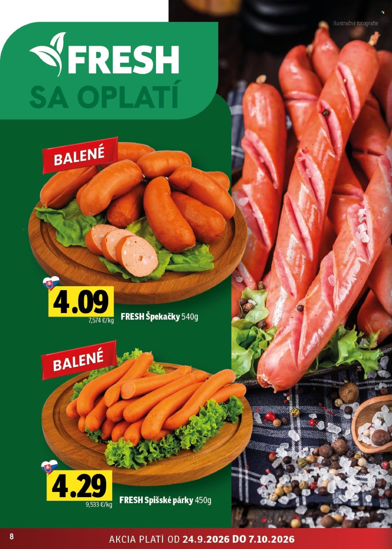 Leták FRESH - 24.9.2026 - 7.10.2026. Strana 8