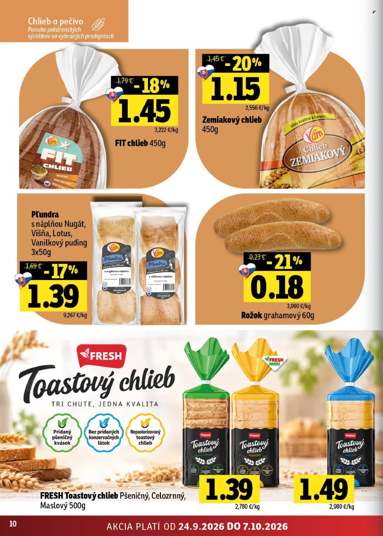 Leták FRESH - 24.9.2026 - 7.10.2026. Strana 10