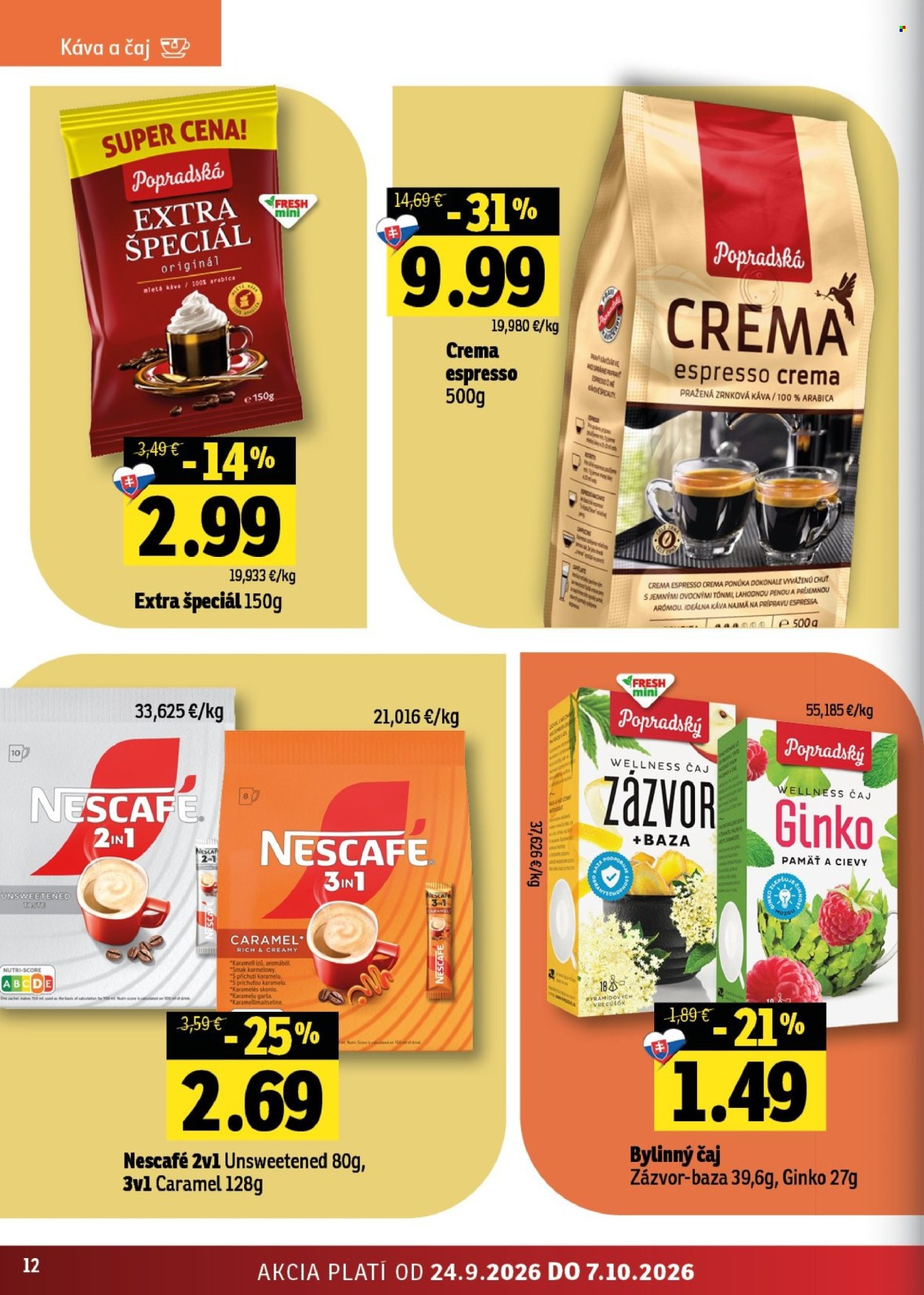 Leták FRESH - 24.9.2026 - 7.10.2026. Strana 12