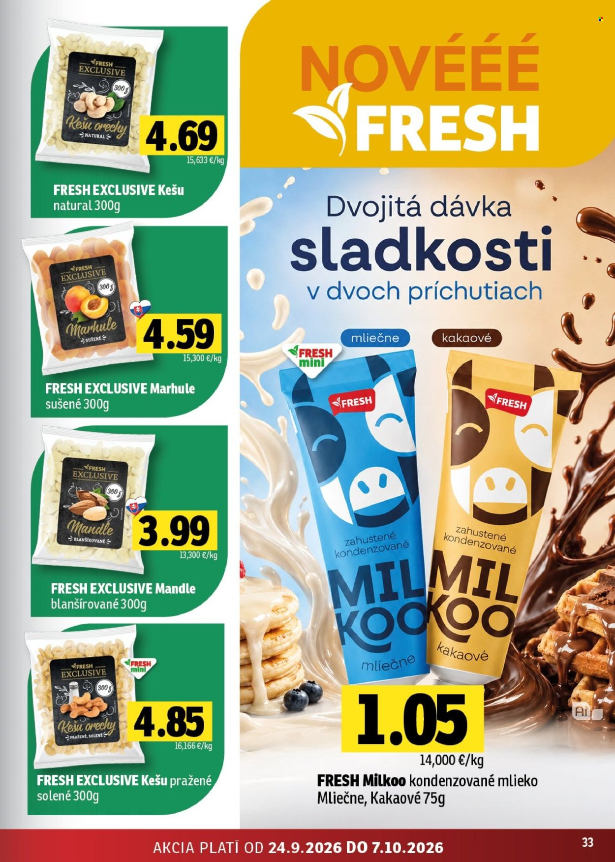 Leták FRESH - 24.9.2026 - 7.10.2026. Strana 33