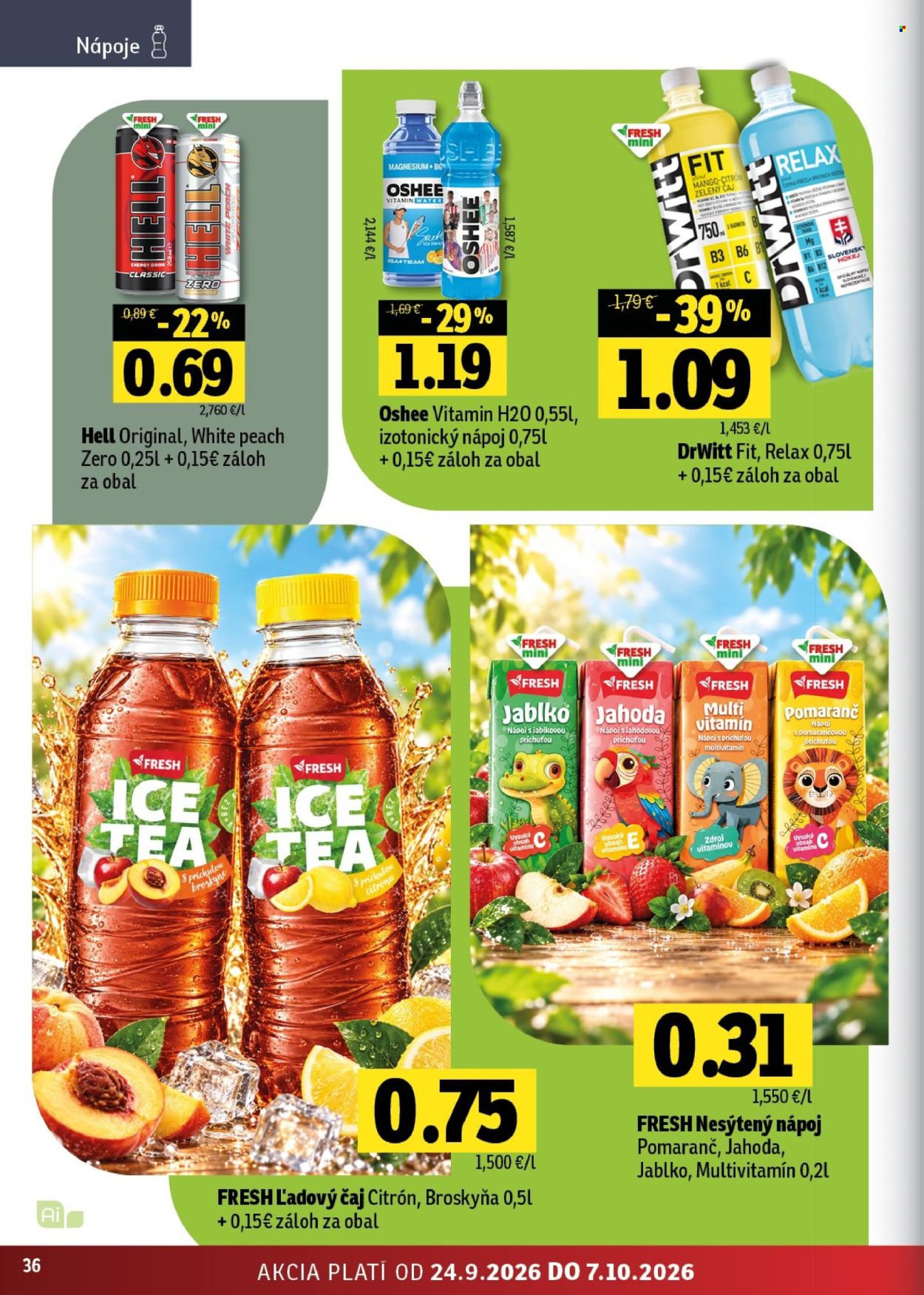 Leták FRESH - 24.9.2026 - 7.10.2026. Strana 36