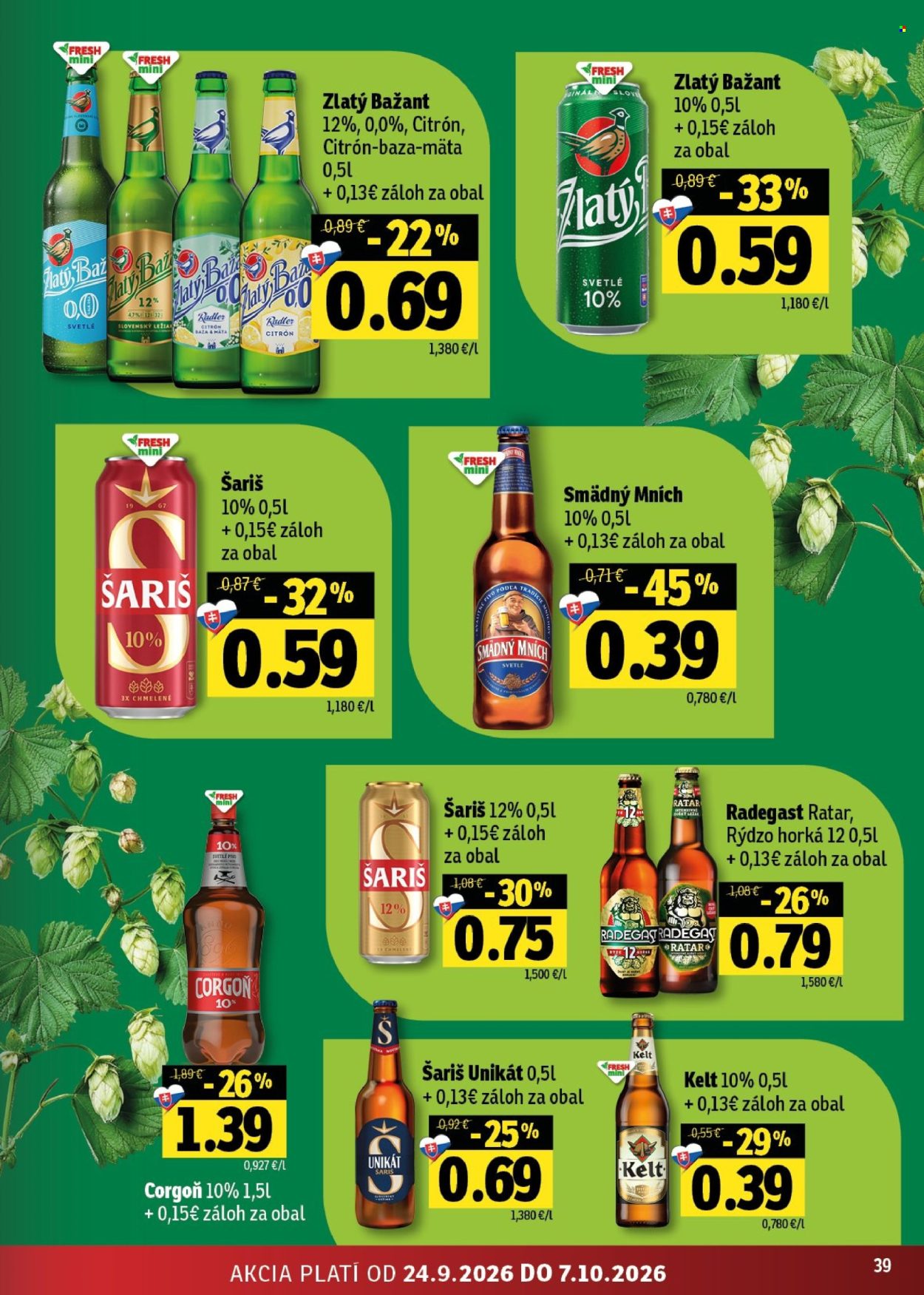 Leták FRESH - 24.9.2026 - 7.10.2026. Strana 39