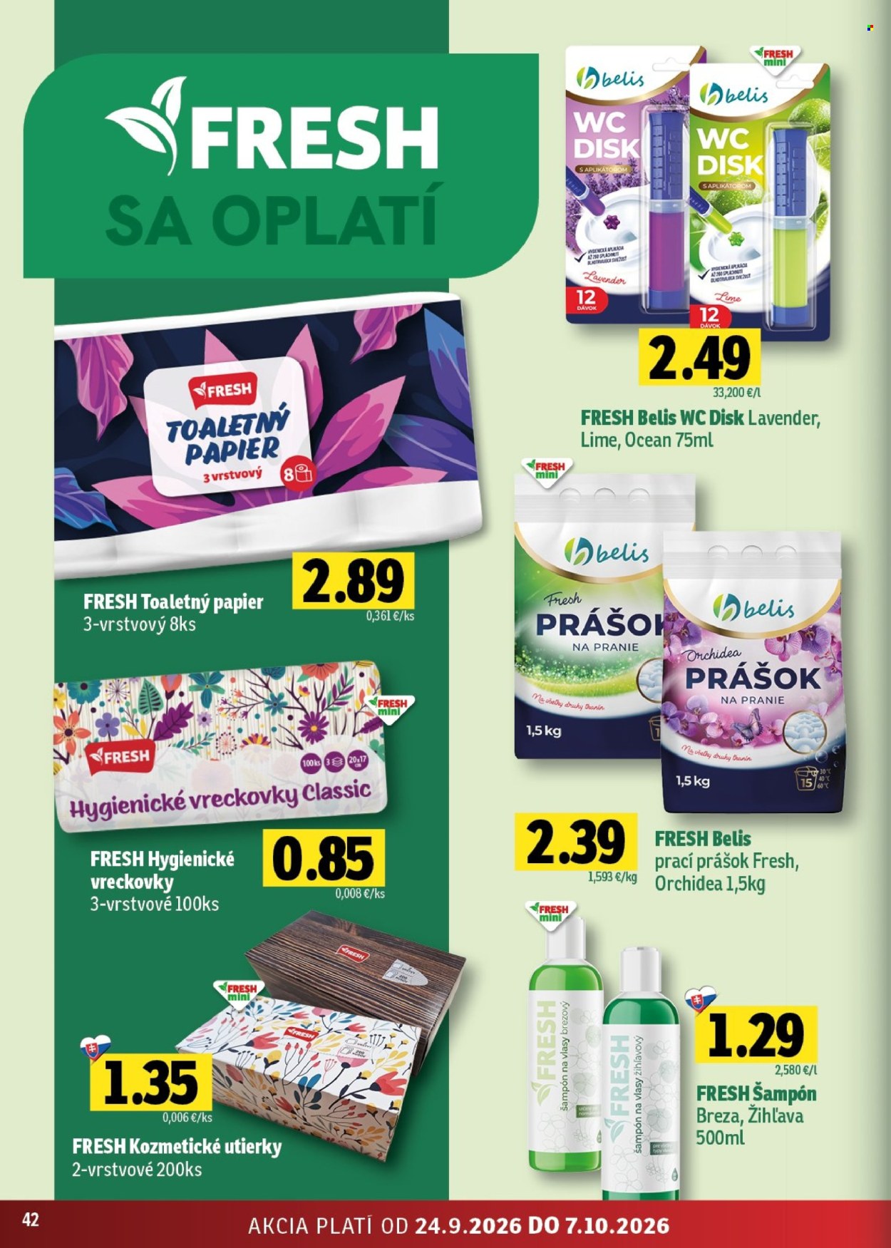 Leták FRESH - 24.9.2026 - 7.10.2026. Strana 42